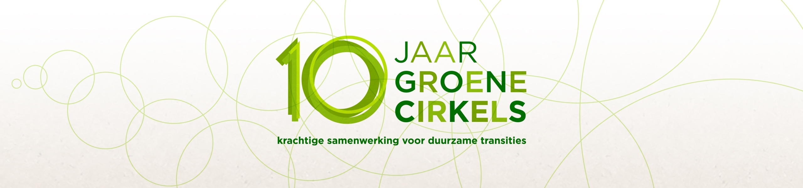 Logo 10 jaar Groene Cirkels