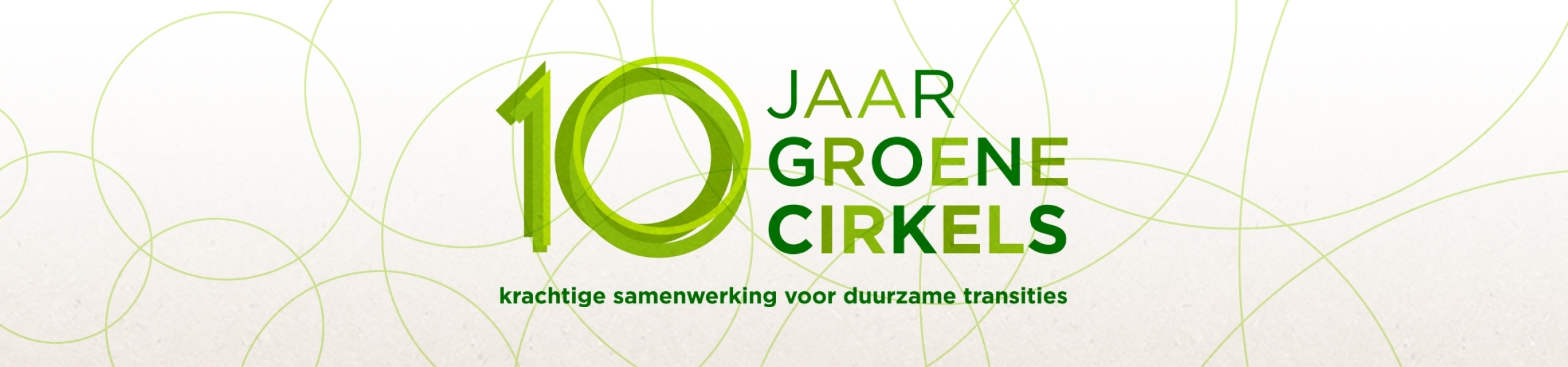 Logo 10 jaar Groene Cirkels